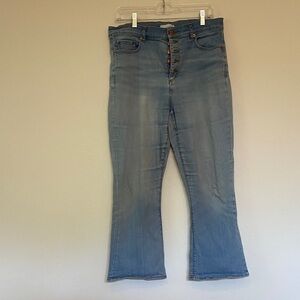 LOFT Light Blue Flare Jeans